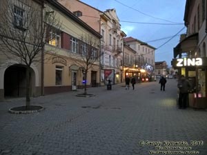 Ужгород. Фото. На улице А. Волошина.
