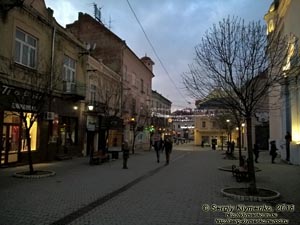 Ужгород. Фото. На улице А. Волошина.