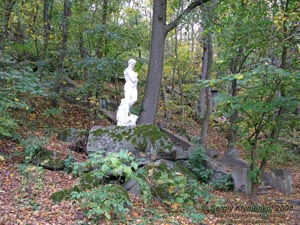 Винничина. Фото. Печора. Осенний «Печерский парк» над Бужскими порогами.