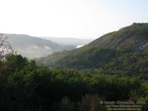 Винничина. Фото. Прекрасный пейзаж в сторону поймы Днестра неподалеку от Могилев-Подольского.
