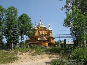 Ивано-Франковская область. Ворохта. Деревянная церковь Святых Апостолов Петра и Павла (1930-е годы).