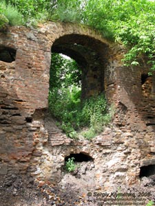 Волынь. Олыка. Фото. Замок Радзивиллов (1564 год), остатки северного бастиона.