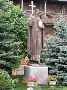 Волынь. Зимнее. Фото. Зимненский Свято-Успенский Святогорский ставропигиальный женский монастырь. Святой равноапостольный Великий князь Владимир.