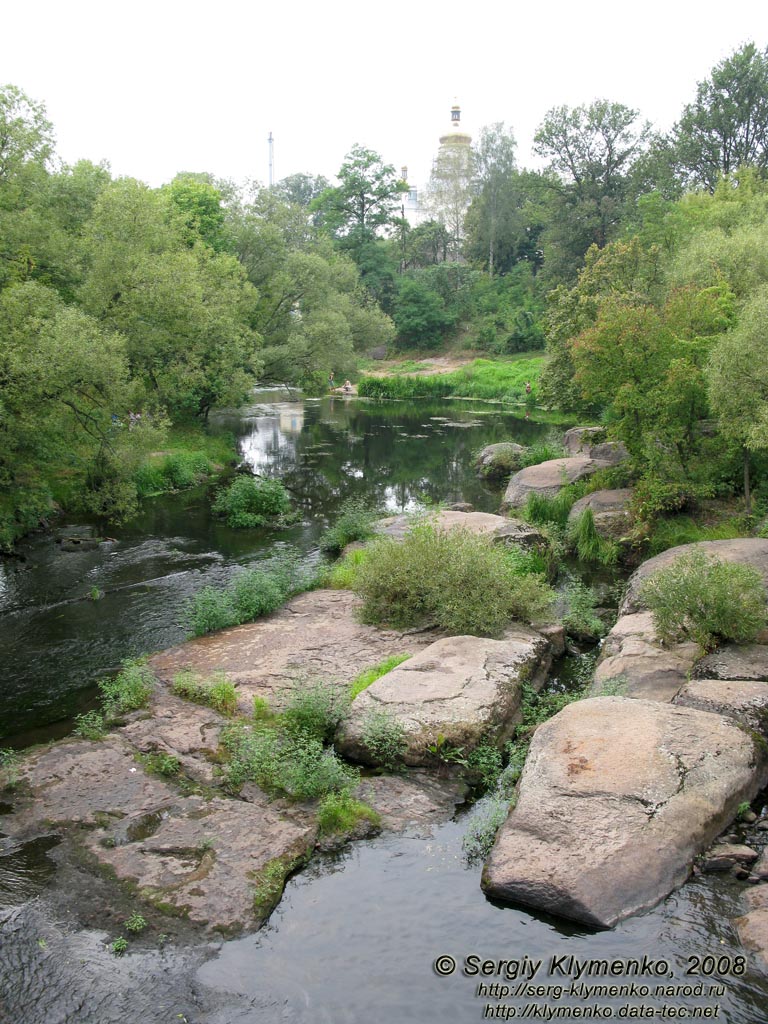 Житомирщина. Коростень. Фото. Парк им. Н. Островского, речка Уж.