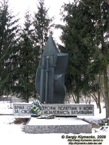 Ровенщина. Берестечко. Фото. Памятник героям, павшим в боях за свободу и независимость Родины.