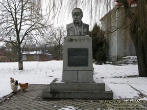 Волынь. Берестечко. Фото. Памятник Т. Шевченко (1964 год).