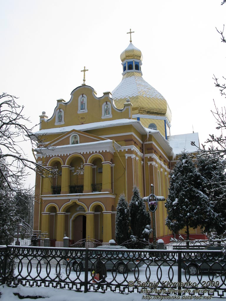 Ивано-Франковская область. Тысменица. Фото. Церковь Св. Николая, 1866 год.