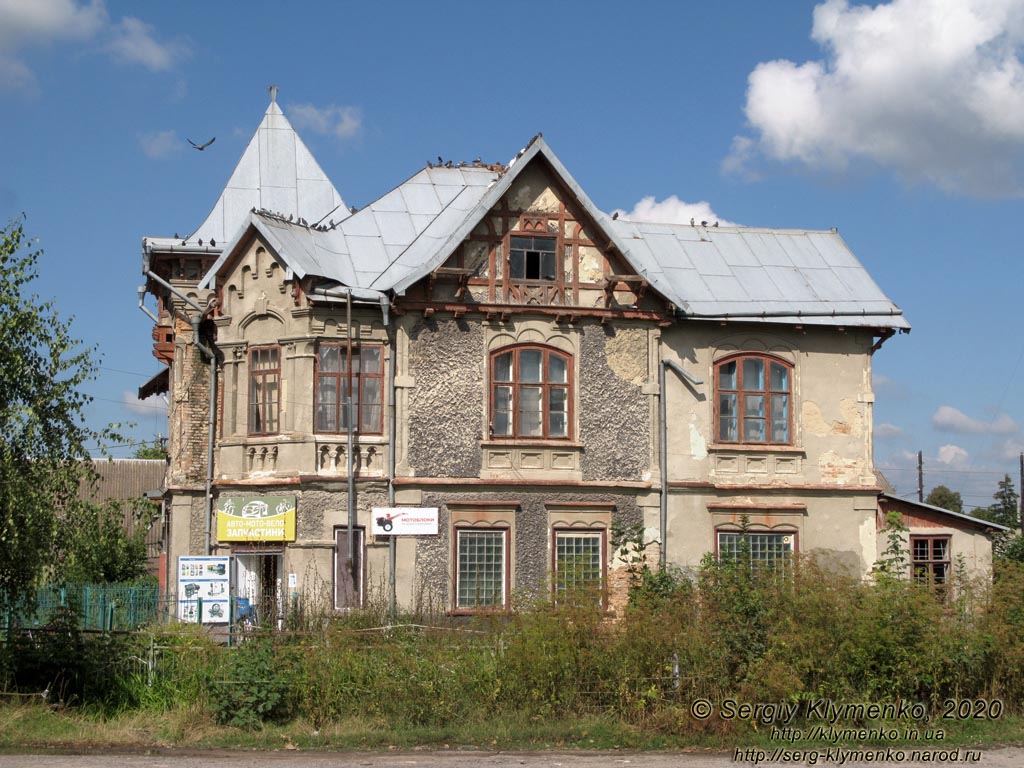 Хмельницкая область, посёлок Антонины. Фото. Бывший «Базар» с отелем (1904 год).
