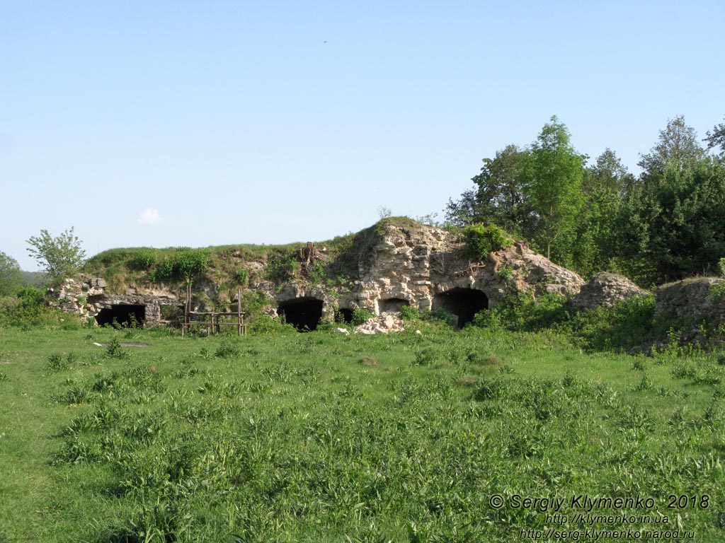 Зализцы (Тернопольская область). Фото. Руины Залозецкого замка.