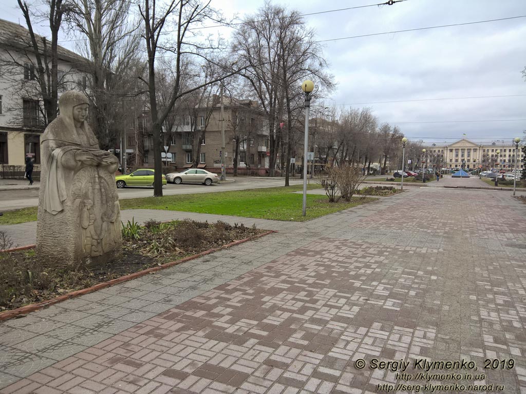 Запорожье. Фото. По бульвару Шевченко.