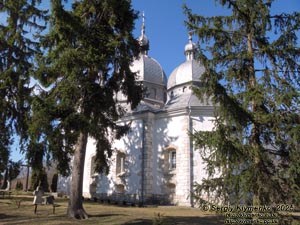 Подолье, Тернопольская область. Старый Збараж. Фото. Церковь Преображения Господня (Преображенская церковь) на Чернечей горе, памятник архитектуры 1600 года.