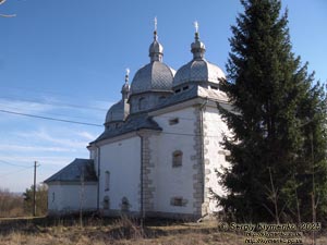 Подолье, Тернопольская область. Старый Збараж. Фото. Церковь Преображения Господня (Преображенская церковь) на Чернечей горе, памятник архитектуры 1600 года.