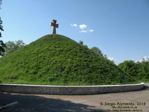 Зборов (Тернопольская область). Фото. Курган в память павших в Зборовский битве 1649 года.