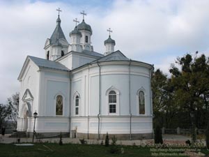 Житомирщина. Тригорье. Фото. Спасо-Преображенский Тригорский мужской монастырь. Преображенская церковь (1854-1873 годы).