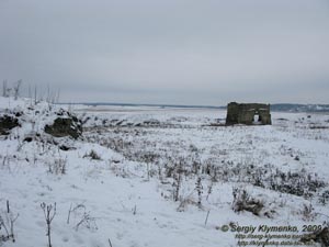 Подолье. Жванец. Фото. Руины Жванецкого замка XV-XVII веков. Вид с юга.