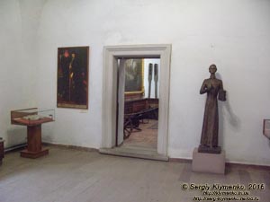 Львовская область. Золочев. Фото. Золочевский замок. В музее. Экспозиция, посвящённая Маркиану Шашкевичу.