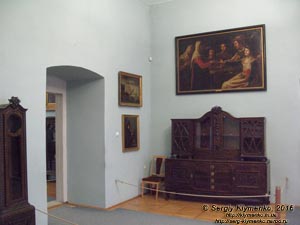 Львовская область. Золочев. Фото. Золочевский замок. В музее. Экспозиция на втором этаже Большого дворца.