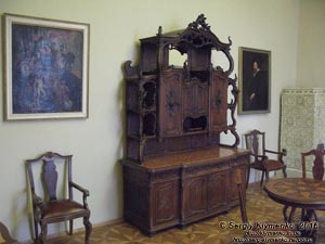 Львовская область. Золочев. Фото. Золочевский замок. В музее. Экспозиция на втором этаже Большого дворца.