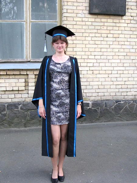 "Новоспечений" магістр. Київ, 6 липня 2004 р.