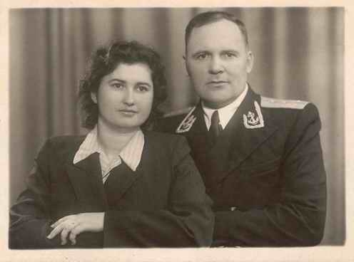 З племінницею Жанною, 1954 рік