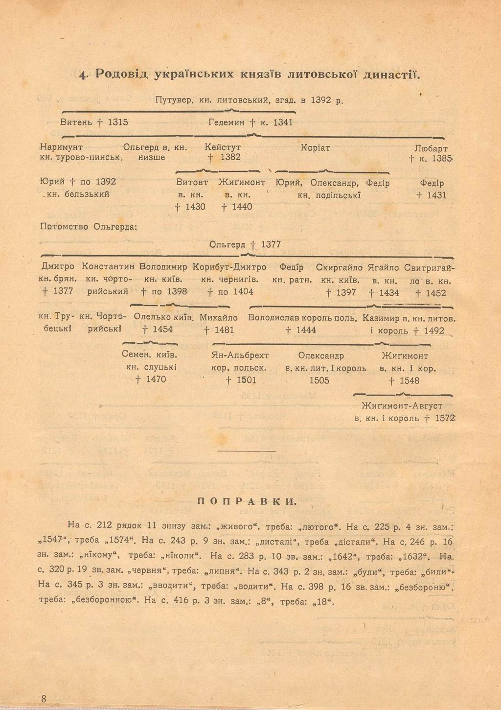 Михайло Грушевський "Ілюстрована Історія України" (вісімнадцята тисяча), Київ-1917. Сторінка 8.